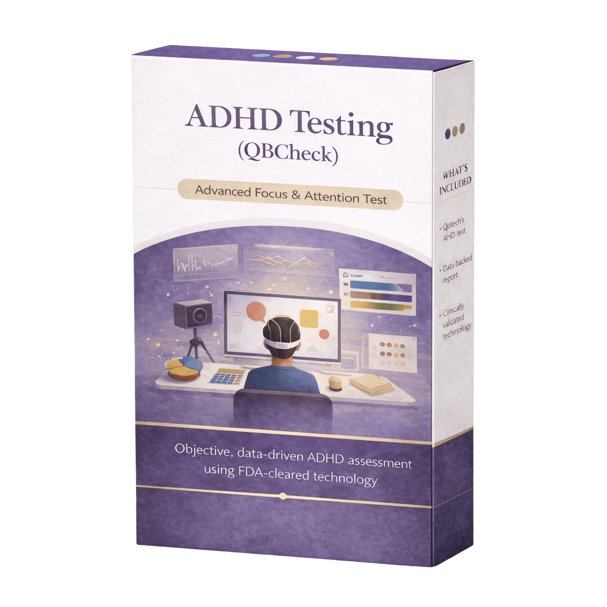 ADHD Testing QbCheck attention test from Reference Point Therapy