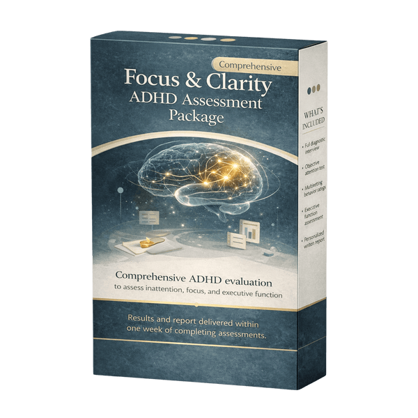 Focus and Clarity ADHD Assessment Package from Reference Point Therapy